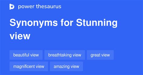 synonym for stunning|stunning view synonym.